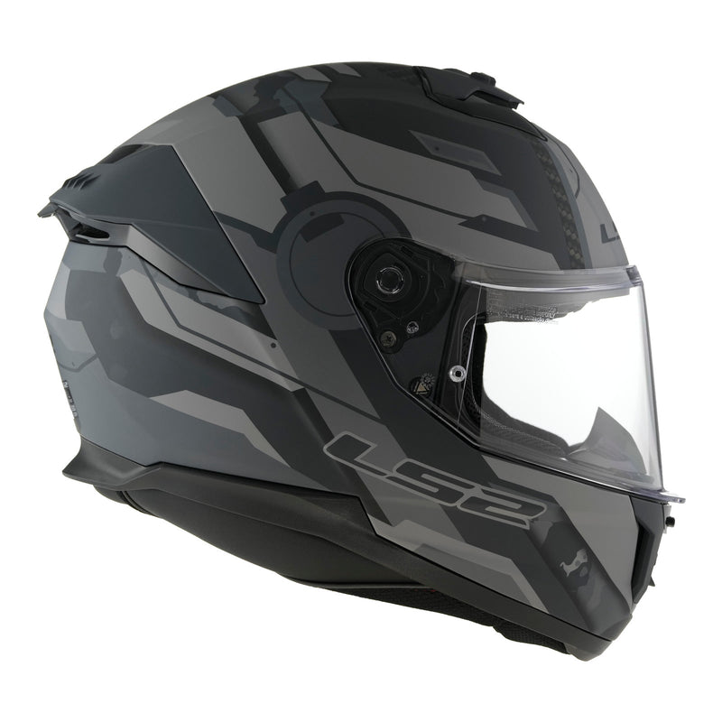 LS2 FF808 Stream II Shadow - Matte Titanium / Grey Size 2XL 64cm