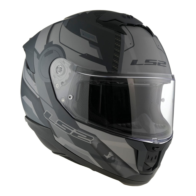 LS2 FF808 Stream II Shadow - Matte Titanium / Grey Size XL 62cm