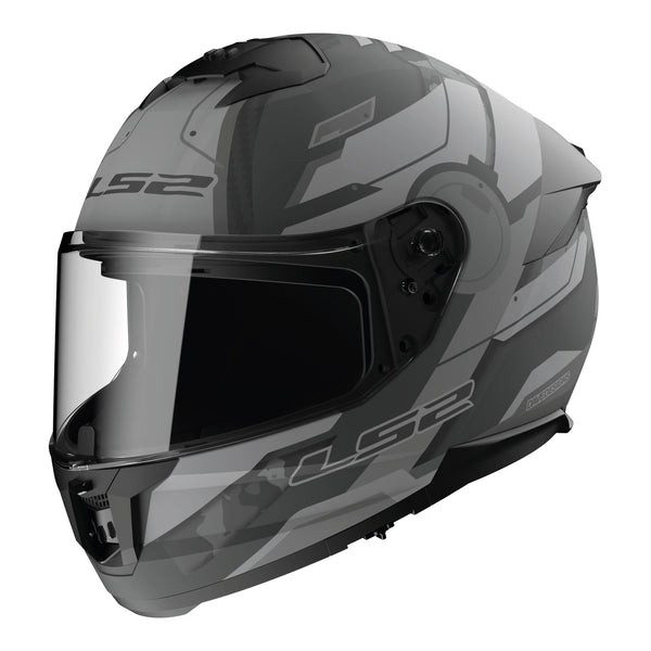 LS2 FF808 Stream II Shadow - Matte Titanium / Grey Size 3XL 66cm