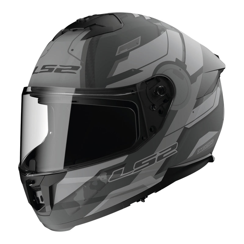 LS2 FF808 Stream II Shadow - Matte Titanium / Grey Size 3XL 66cm