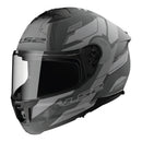 LS2 FF808 Stream II Shadow Helmet - Matte Titanium / Grey Size XL 62cm