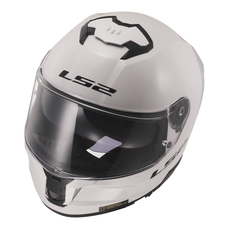 LS2 FF808 Stream II Helmets - White 06 Size 2XL 64cm