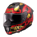 LS2 Helmets FF808 Stream II Drako - Black / Red Size Large