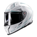 LS2 FF811 Vector II Alizer Helmet - Matte White / Silver Size 2XL 64cm