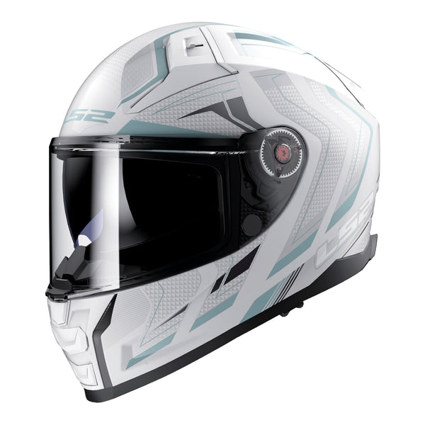 LS2 FF811 Vector II Alizer - Matte White / Silver 06 Size 3XL 66cm