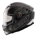 LS2 FF811 Vector II Splitter Helmet - Gloss Black / White 06 Size 2XL 64cm