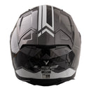 LS2 FF811 Vector II Splitter Helmet - Gloss Black / White 06 Size 2XL 64cm