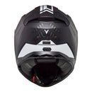 LS2 FF811 Vector II Splitter Helmet - Gloss Black / White 06 Size 2XL 64cm