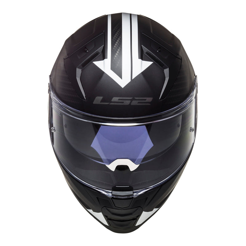 LS2 FF811 Vector II Splitter Helmets - Matte Black / White 06 Size 2XL 64cm