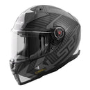 LS2 FF811 Vector II Splitter Helmet - Gloss Black / White 06 Size 2XL 64cm