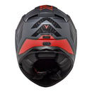 LS2 F881 Vector II Splitter Helmet - Matte Titanium / Red Size Large 60cm