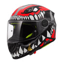 LS2 FF812 Kid - Punk Grey / Red Helmet Youth Size Large 52cm
