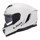 LS2 FF818 Storm III Helmet Solid - Gloss White (L)