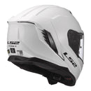 LS2 FF818 Storm III Helmet Solid - Gloss White (M)