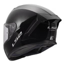 LS2 FF820 Rapid III Solid Helmet – Gloss Black (XS)