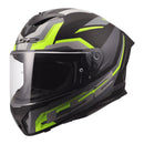LS2 FF820 Rapid III Hyper Helmet – Black / Hi-Vis Yellow (2XL)