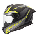 LS2 FF820 Rapid III Hyper Helmet – Black / Hi-Vis Yellow (L)