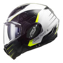 LS2 FF900 Valiant 2 Codex White Black Flip Front Road Helmet Size Small 55cm 56cm
