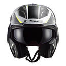 LS2 FF900 Valiant 2 Codex White Black Flip Front Road Helmet Size XL 61cm 62cm