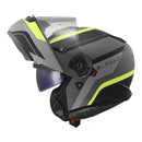 LS2 FF908 Strobe II Monza Flip Front Helmets - Matte Black / Hi-Vis Yellow 06 Size 3XL 66cm