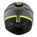 LS2 FF908 Strobe II Monza Flip Front Helmet - Matte Black / Hi-Vis Yellow Size 3XL 66cm