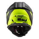 LS2 MX436 Pioneer Evo Router Adventure Helmet - Matte Black / Hi-Vis Size XS 53cm 54cm
