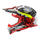 LS2 MX437J Fast Evo Crusher Mini Helmet - Black / Grey / Red Size Youth Small