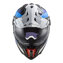 LS2 MX701C Explorer Carbon Frontier - Blue / Black Size Small 56cm