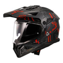 LS2 MX702 Pioneer II Crazy - Black / Grey / Red Size 2XL 64cm