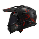 LS2 MX702 Pioneer II Crazy - Black / Grey / Red Size 3XL 66cm