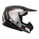 LS2 Helmets MX706 Coz Helmet Arched - Black / Silver Titanium (L)