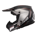 LS2 Helmets MX706 Coz Helmet Arched - Black / Silver Titanium (M)
