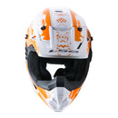 LS2 Helmets MX706 Coz Hyde - Orange / White (3XL) 06