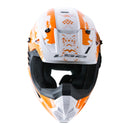 LS2 Helmets MX706 Coz Hyde - Orange / White (XL) 06