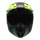 LS2 Helmets MX706J Coz Youth Helmet - Chromatic Black / Hi-Vis Pink (L)