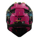LS2 Helmets MX708 Fast II Gorilla - Purple / Hi-Vis Yellow Size XL