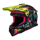 LS2 Helmets MX708 Fast II Gorilla - Purple / Hi-Vis Yellow Size 3XL