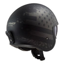 LS2 OF599 Spitfire II Flag Helmet - Matte Black 06 Size 2XL 64cm