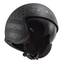 LS2 OF599 Spitfire II Flag Helmet - Matte Black 06 Size Medium 58cm