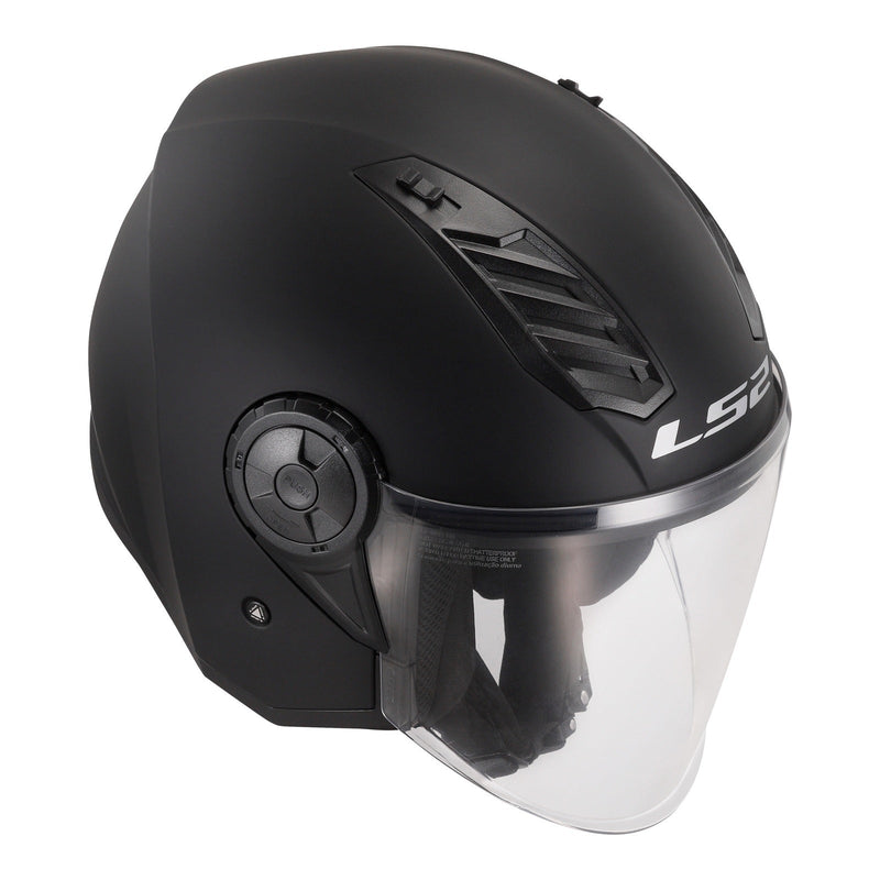 LS2 OF616 Airflow II Helmets - Matte Black 06 Size XL 62cm