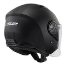 LS2 OF616 Airflow II Helmets - Matte Black 06 Size XL 62cm