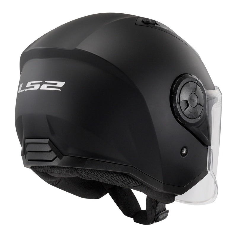 LS2 OF616 Airflow II Helmets - Matte Black 06 Size XL 62cm