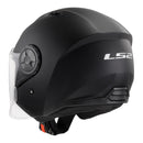 LS2 OF616 Airflow II Helmets - Matte Black 06 Size Large 60cm