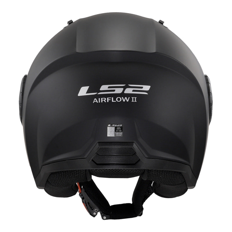 LS2 OF616 Airflow II Helmets - Matte Black 06 Size XL 62cm
