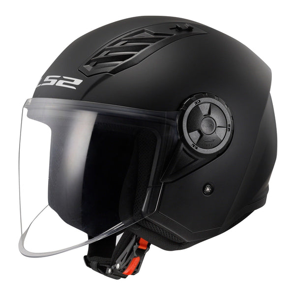 LS2 OF616 Airflow II Helmets - Matte Black 06 Size XL 62cm