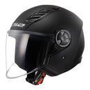 LS2 OF616 Airflow II Helmets - Matte Black 06 Size Small 56cm