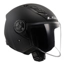 LS2 OF616 Airflow II Helmets - Matte Black 06 Size Medium 58cm