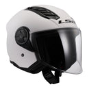 LS2 OF616 Airflow II White Open Face Helmet Size Medium 57cm 58cm