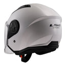 LS2 OF616 Airflow II White Open Face Helmet Size Small 55cm 56cm