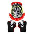 LS2 Helmets MX437 Fast Evo Liner - Red (2XS)